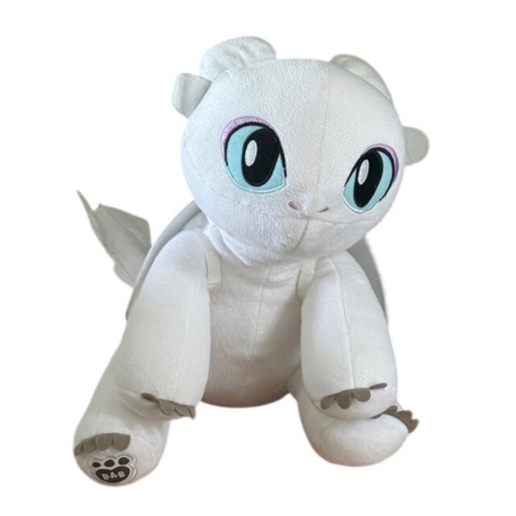 Build-A-Bear Workshop Other - 15" Build-A-Bear Light Fury Plush How to Train Your Dragon White Shimmer Dragon